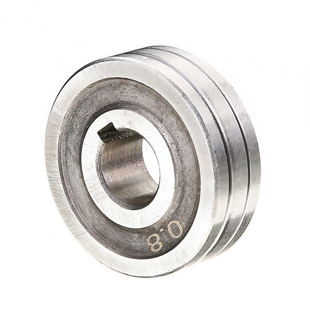 2PCS V-Groove Mig Welder Drive Roller Roll 0.6-0.8 & 0.8-1.0 Knurled-Groove New