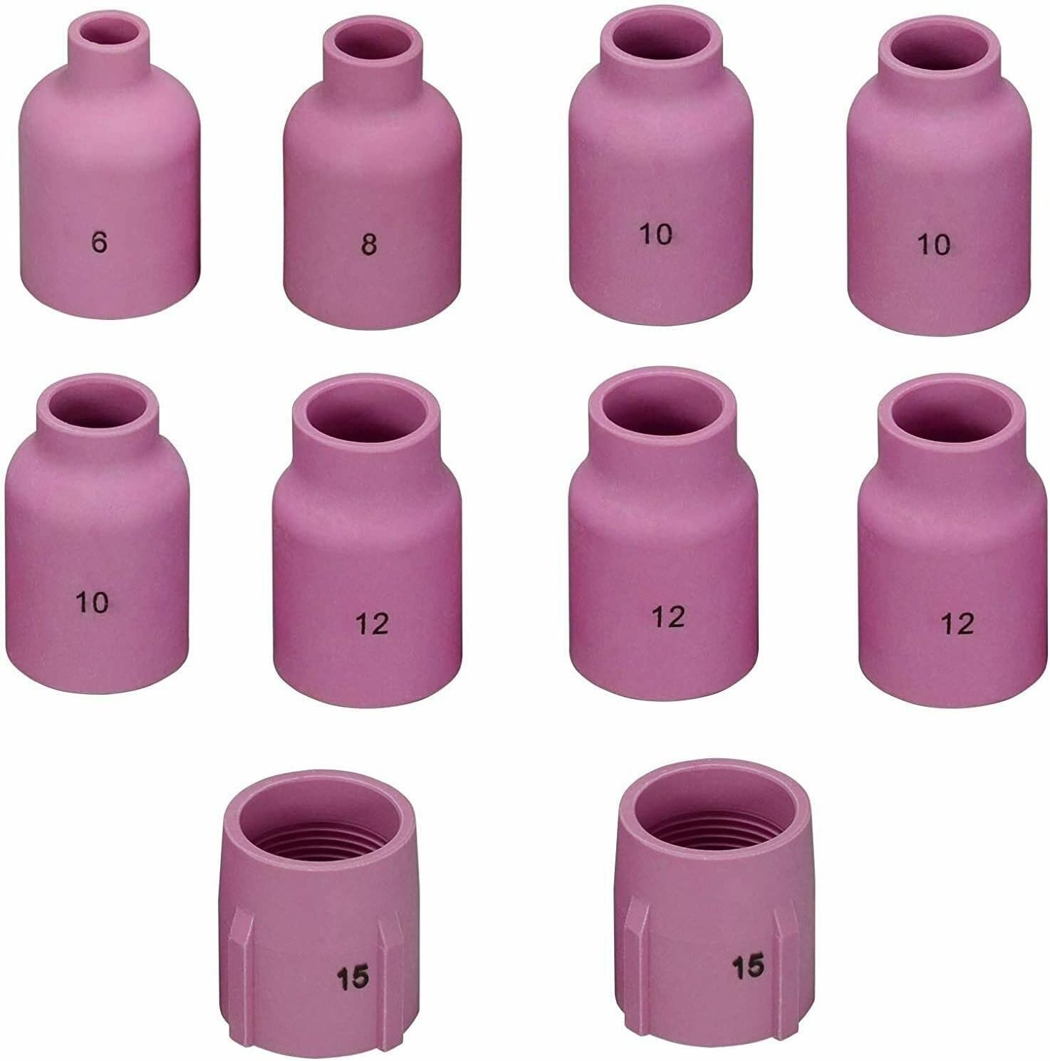 TIG Gas Lens Alumina Nozzle Ceramic Cup Jumbo Large Diameter 53N87 12# 3/4″ 53N8
