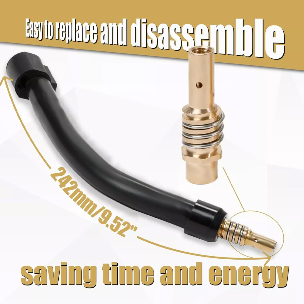 360 Flexible mig welding neck, flexible Mig Extension, 035″ 0.9mm M6 Nozzle H ur