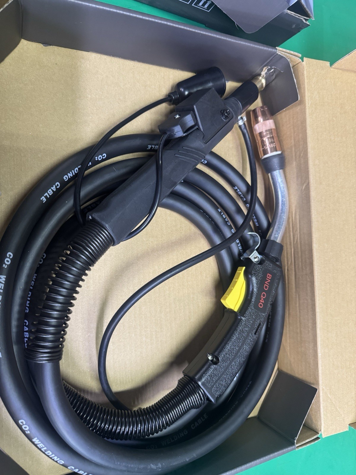 BNQ400354515WM BERNARD STYLE MIG Welding Gun 400 Amp 15Ft Lincoln Adapter G/B