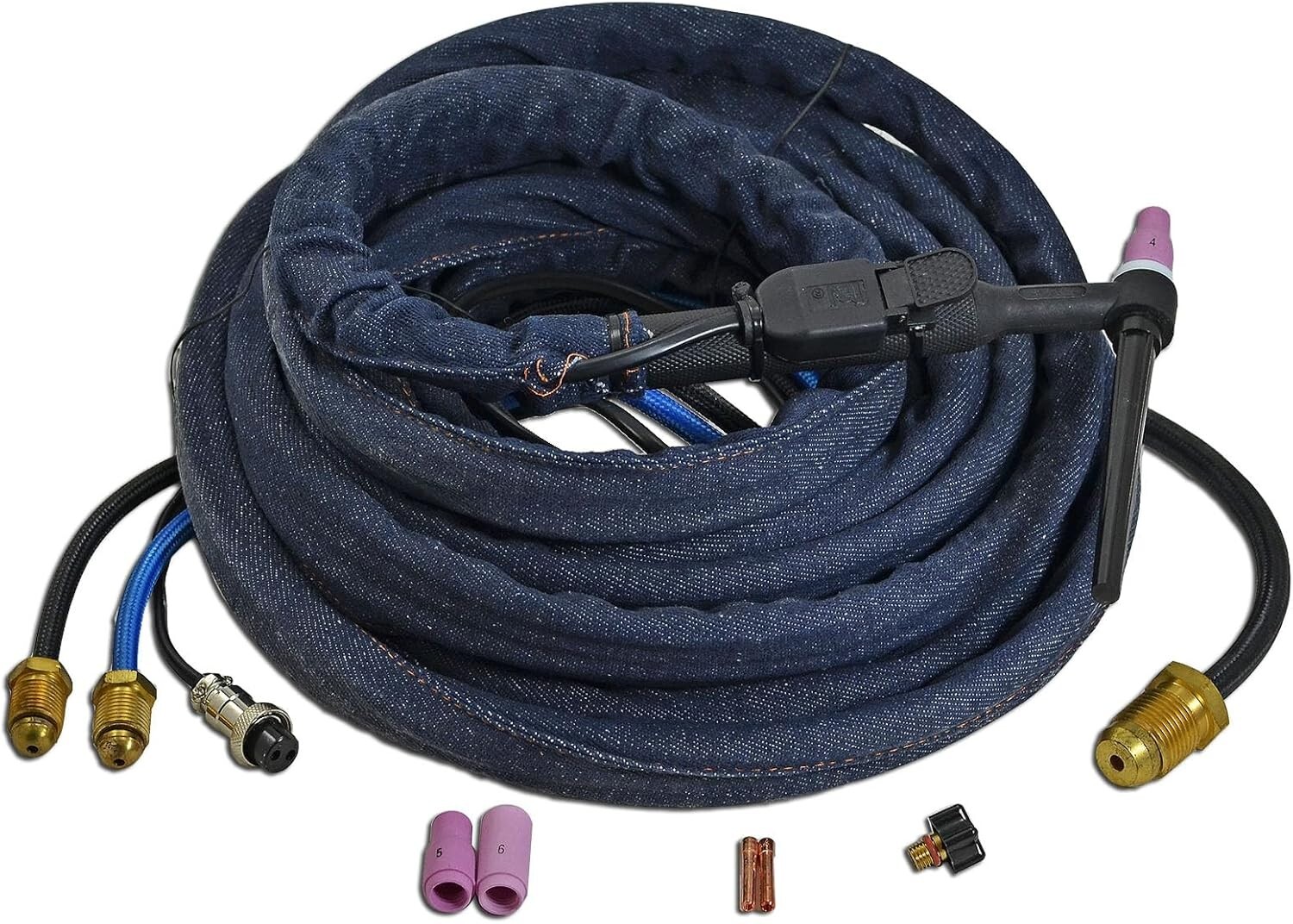 WP-20F SR-20F TIG Welding Torch Complete Flexible Head 200Amp 25Feet 7.6Meter
