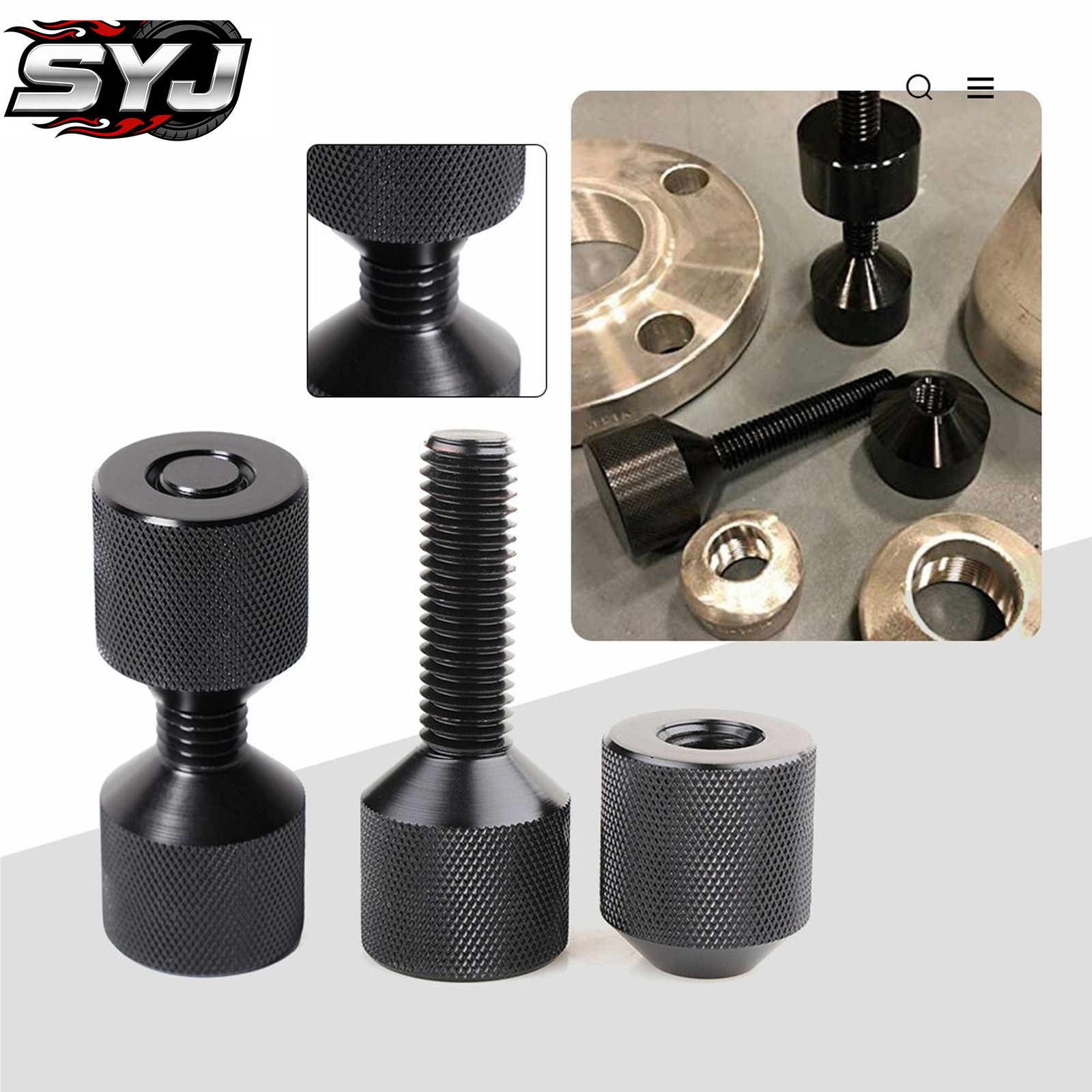 2 Hole Flange Alignment Pin with Anodized 1-1/8″ Two Hole Pins Set 6061 Aluminum