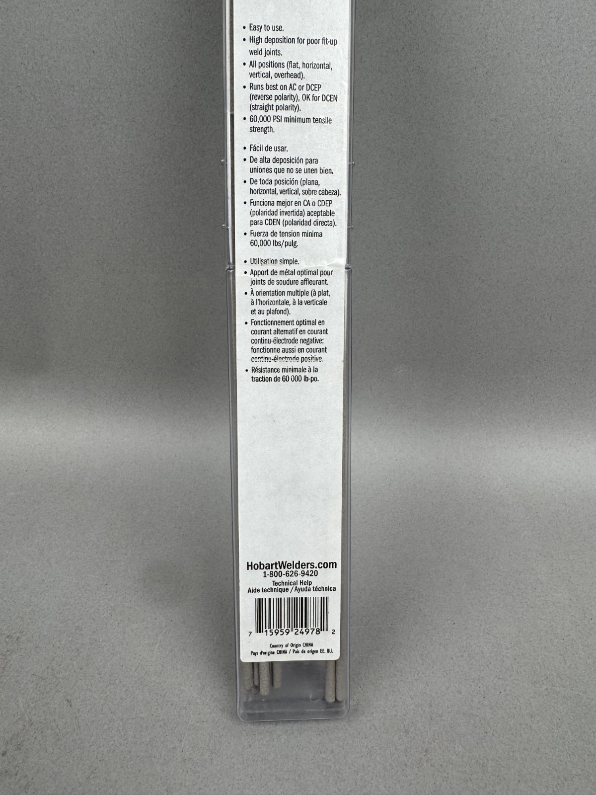 Hobart H117125-RDP 6013 Stick Electrodes 5/64″ Welding Rods 1lb 23 Count