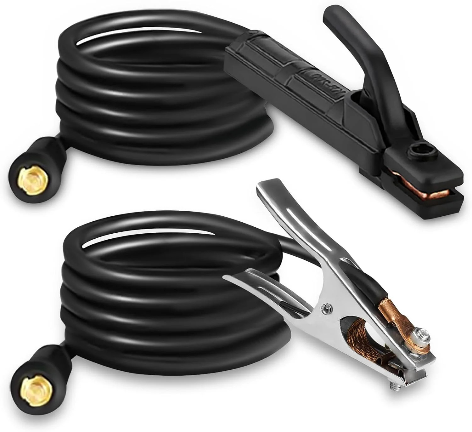 Welding Electrode Holder Lead MMA ARC Stick Welding Ground Clamp