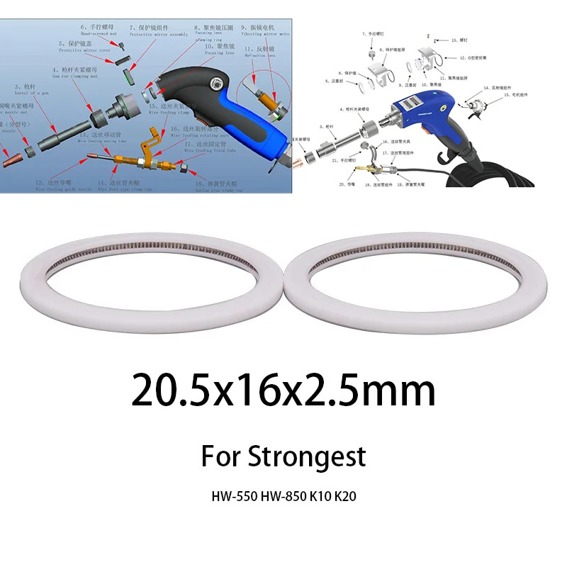 Laser Seal Ring Protective Lens Spring Washer For SUP Relfar Laser Welding Head