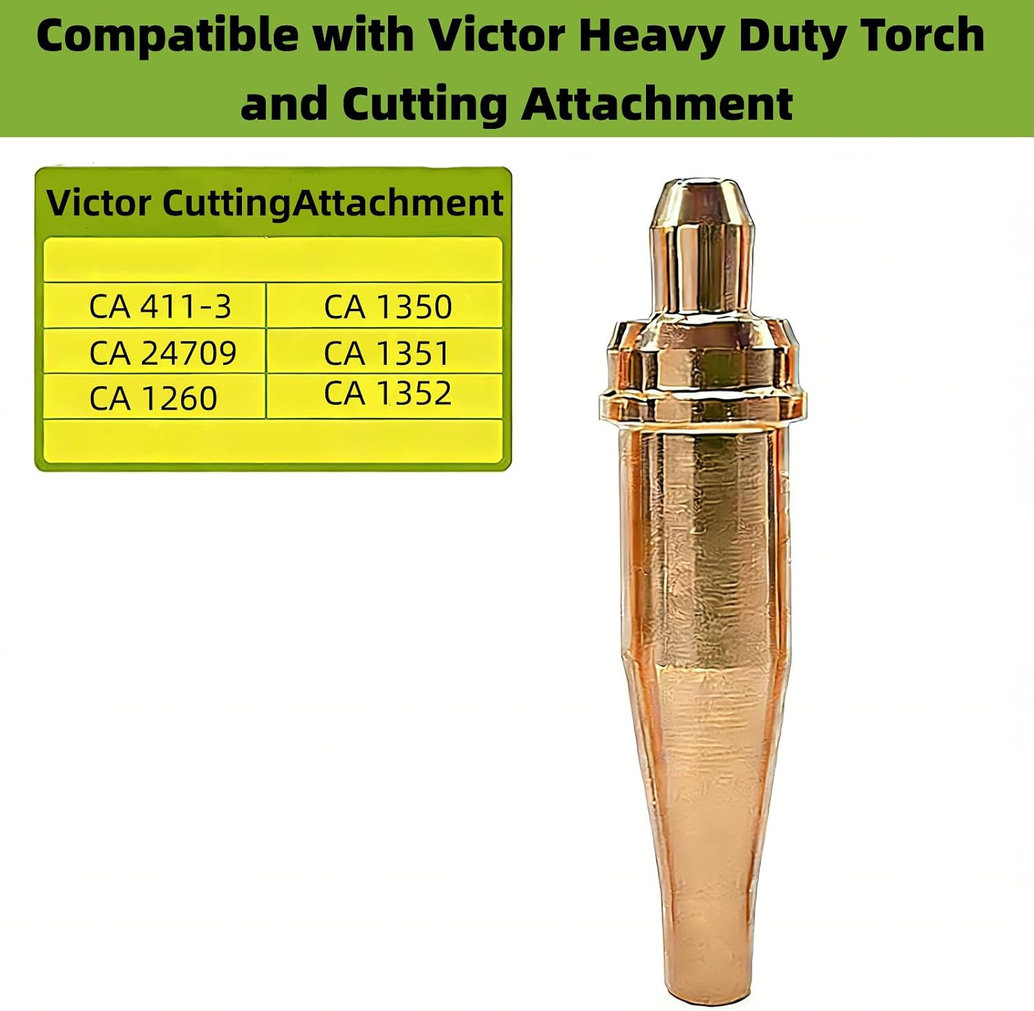 0-3-101,1-3-101,2-3-101,3-3-101 Acetylene Cutting Torch Tips,Fit Victor Style,Pa