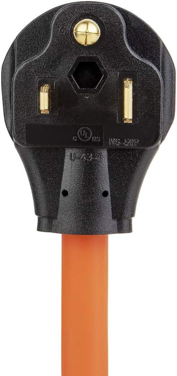 1.5FT Nema 6-50P to 6-15R/6-20R Welder Power Adapter Cord, 6-50P 50-Amp to 6-20R