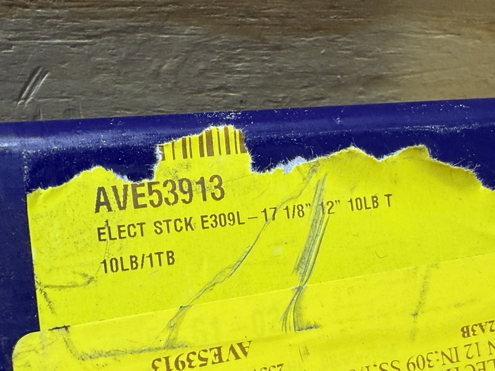 AVESTA E309 / 309L-17 Stick 10 LB Stainless Steel Electrode 1/8″ x 14″ — 53913