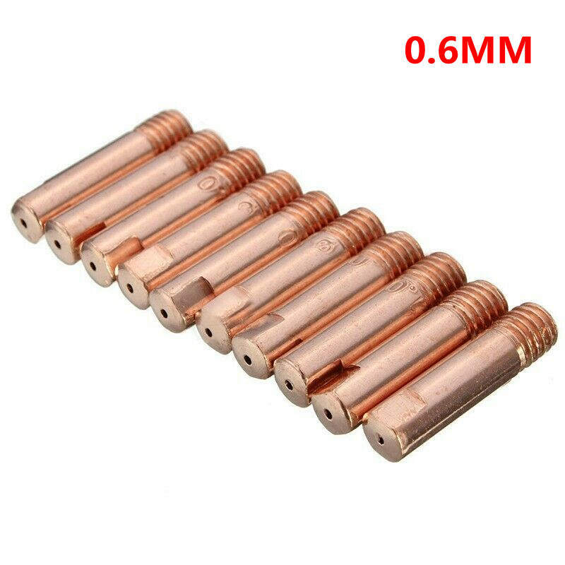 MB 15AK MIG MAG Welding Torch Contact Tip M6 Copper Gas Nozzle 0.6/0.8/1.0/1.2mm