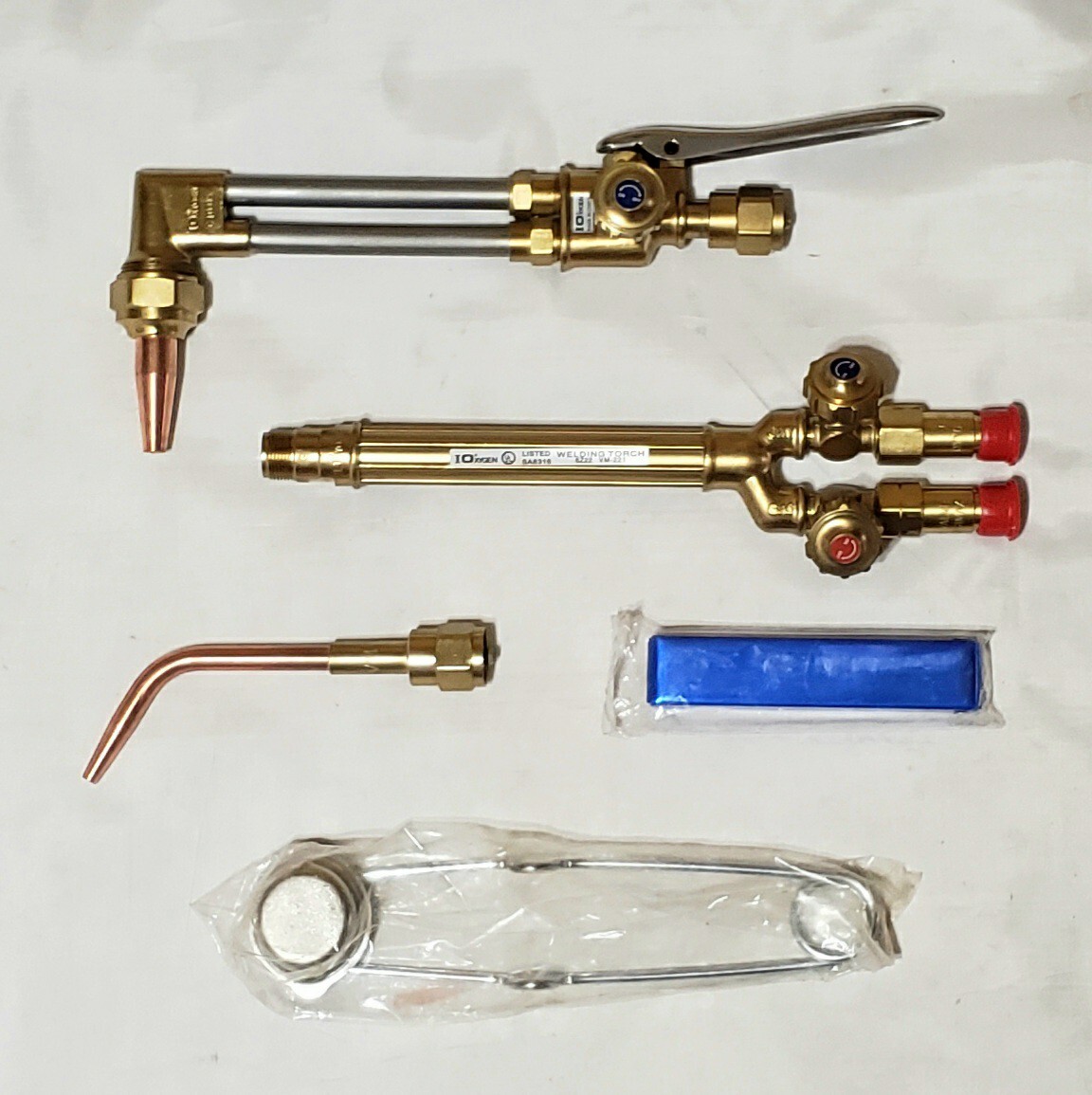 IOxygen Victor Style Cutting Welding Torch Set Attachment Handle Brazing Tip