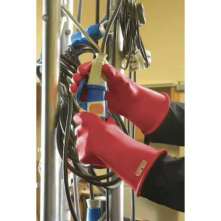 Ansell Class 0 R 11 Electrical-Insulating Gloves, 1, 000V Ac, 1, 500V Dc,