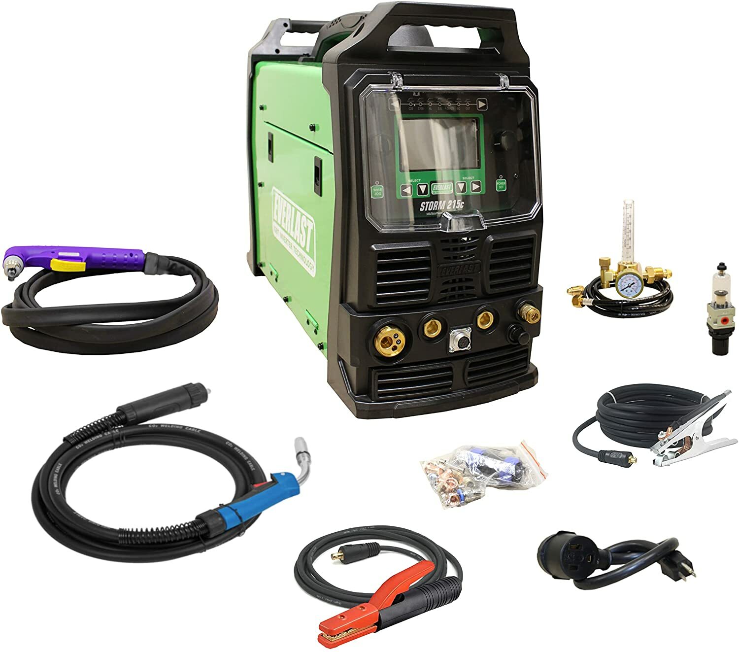New Model Storm 215C 200 Amp MIG / 160 Amp Stick AND 40 Amp Plasma Cutter