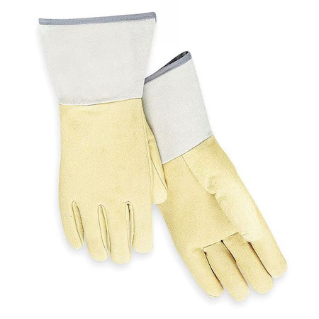 Condor 4Jf95 Condor Welding Gloves, Gauntlet Cuff, Straight Thumb, Standard