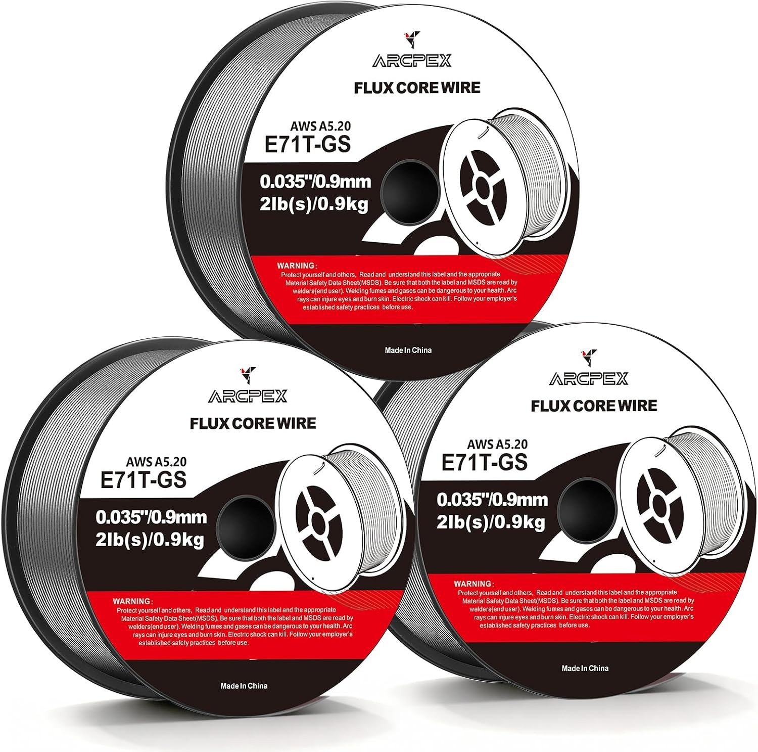 0.035″ E71T- Welding Wire – 2lb Spool with Anti-Rust Design for Farm Projects