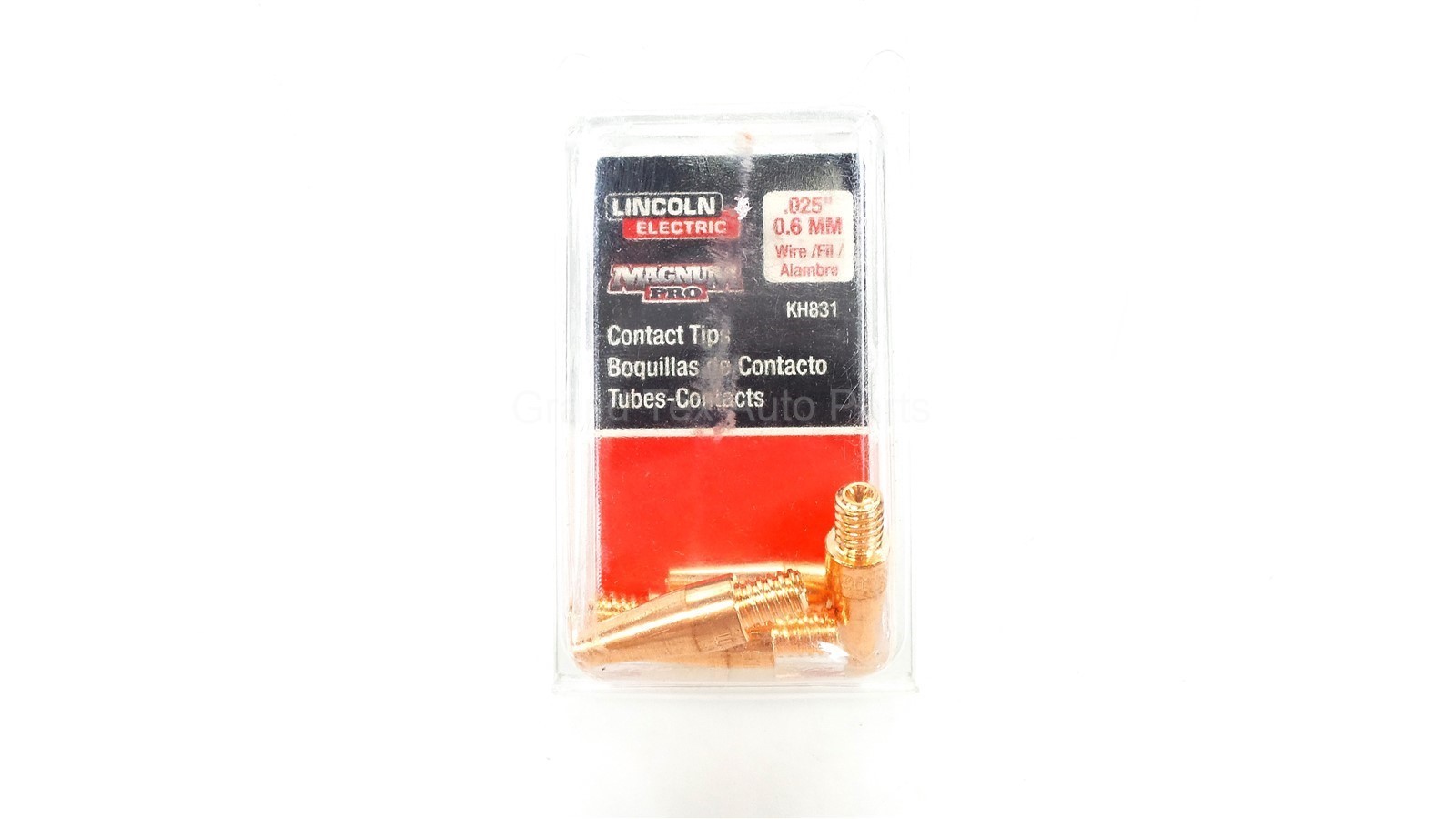 NEW Lincoln Electric Contact Tips Set of 5 KH831 0.6MM Magnum Pro 100L MIG Gun