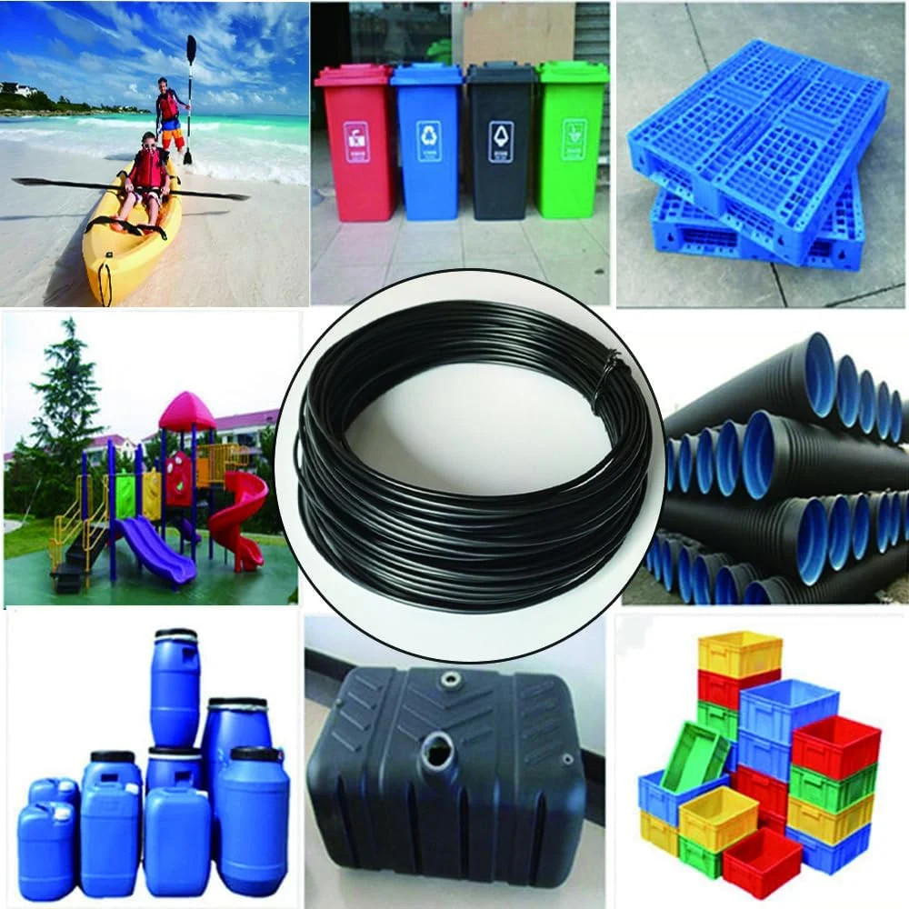 50 Feet Black HDPE Plastic Welding Rod – 1/8″ Diameter – High Density