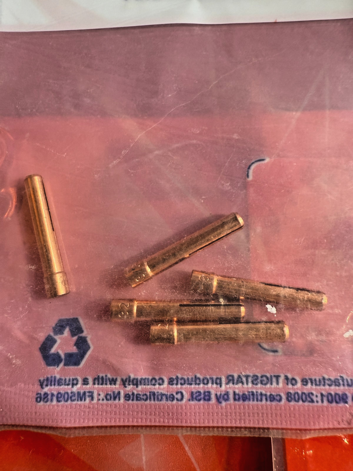 (Lot of 3) 5-Pack TIGSTAR T13N23 Standard Collet 3/32 2.4mm