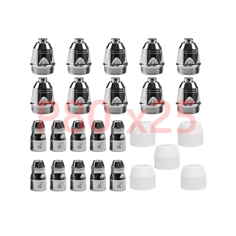 P80 Electrode Tip Cup Consumables fit Amico Power APC-60HF APC-70HF APC-80HF