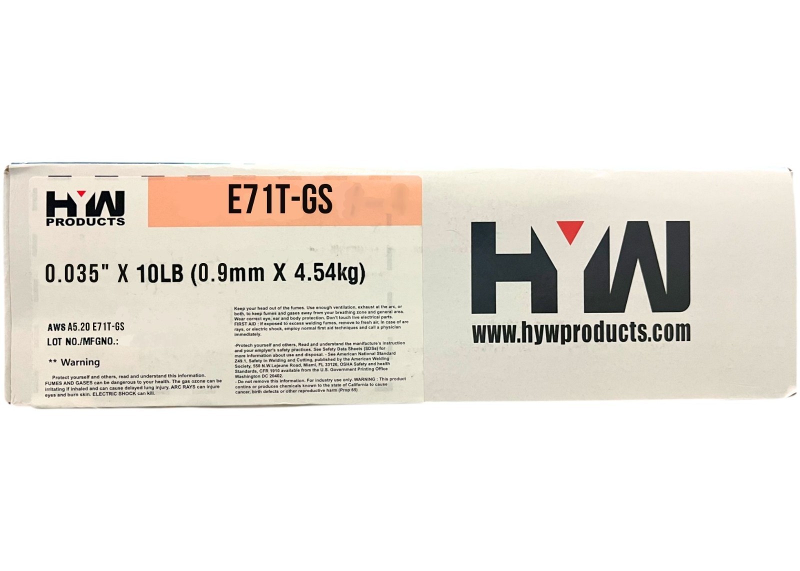 .035 E71T-GS Flux Cored Gasless Welding Wire 2 x 10 lb