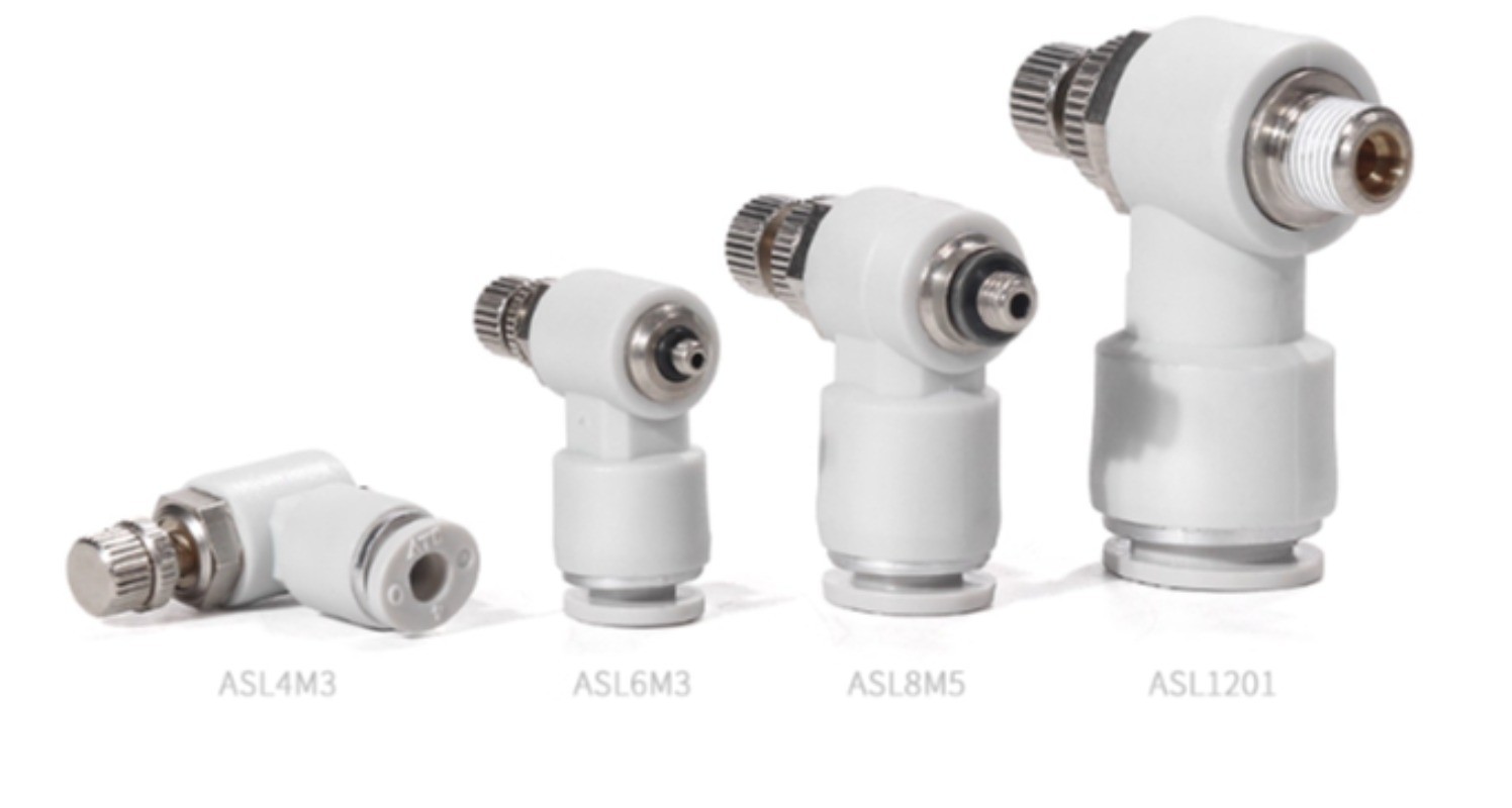 10pcs AirTAC Pneumatic Control Joint Throttle Valve ASL1201
