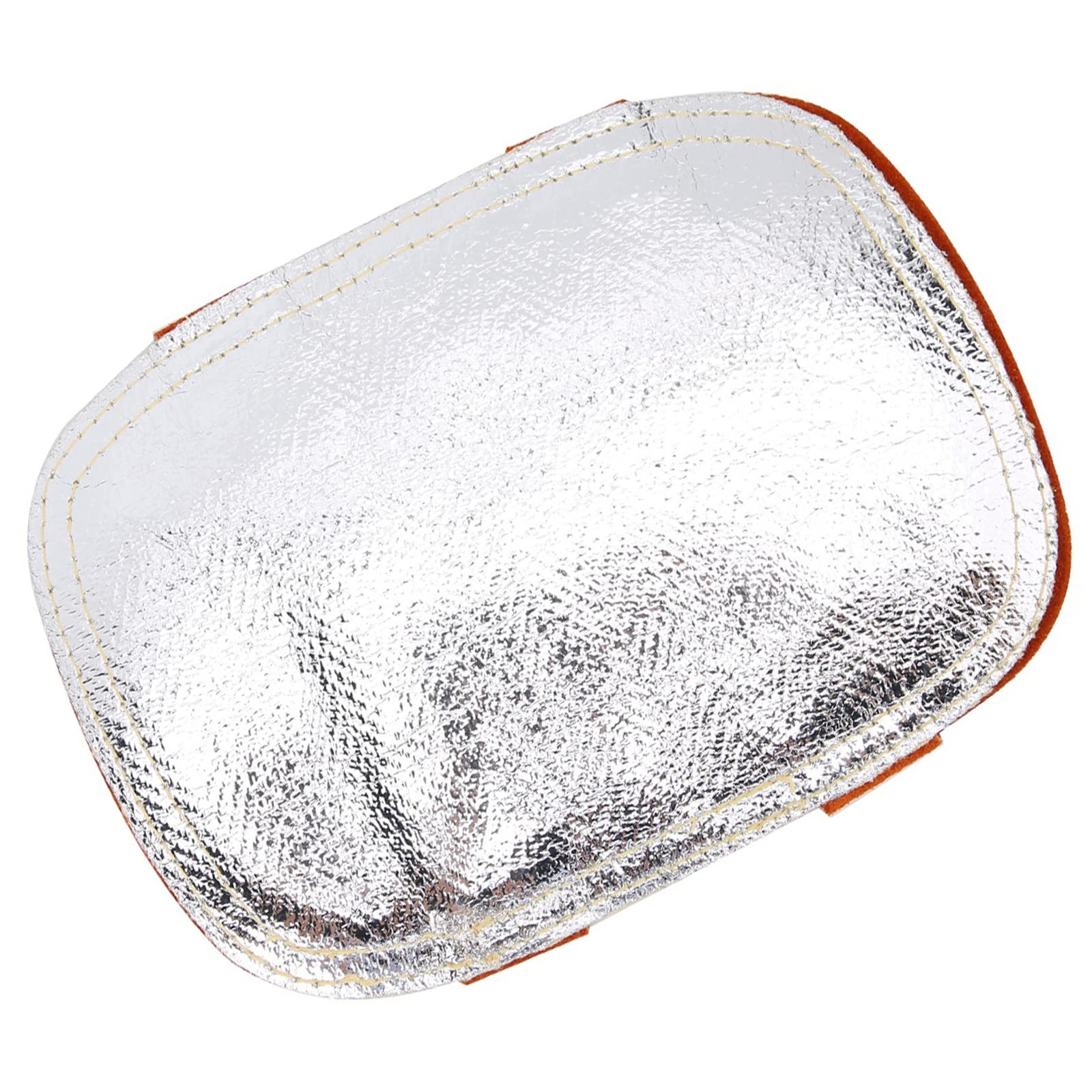 Hand Heat Shielding Welding Hand Pad Aluminized Leather Protector High Temp