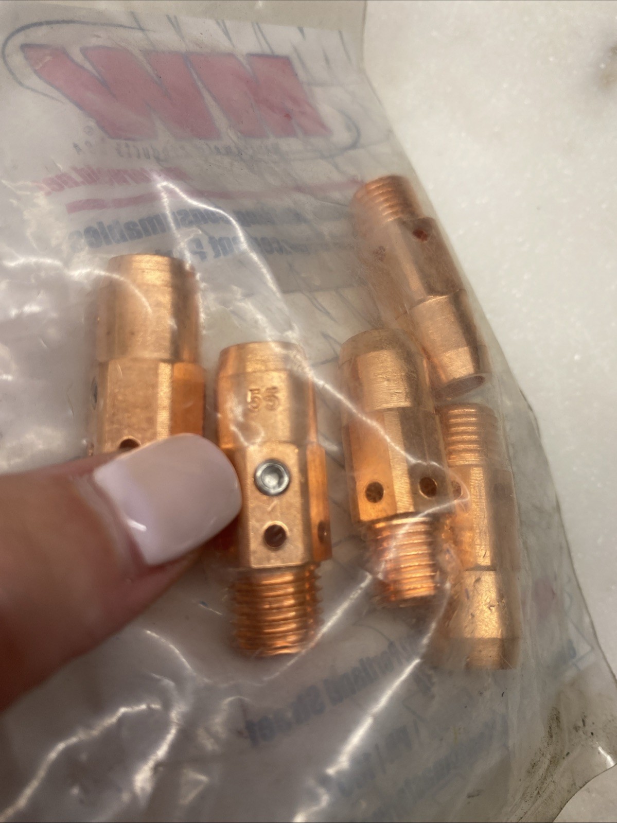 MASTERWELD Gas Diffuser Std Suit TW5 MW55 5pk SEALED PACKAGE