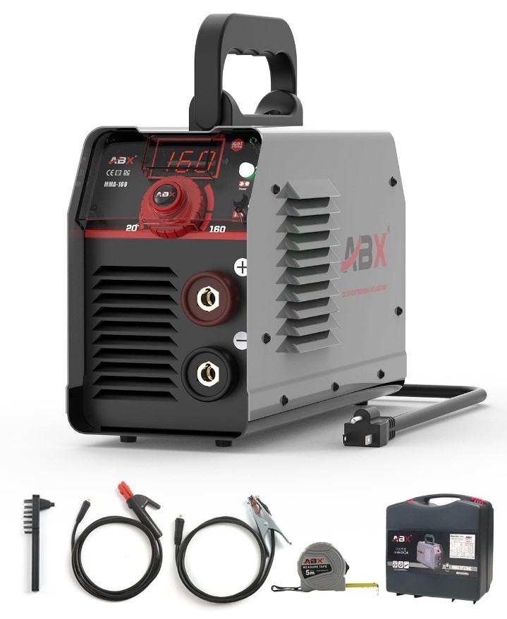 ABX Mini Welding Machine, MMA-160A 110/220V Welder Machine,Portable Stick Welder