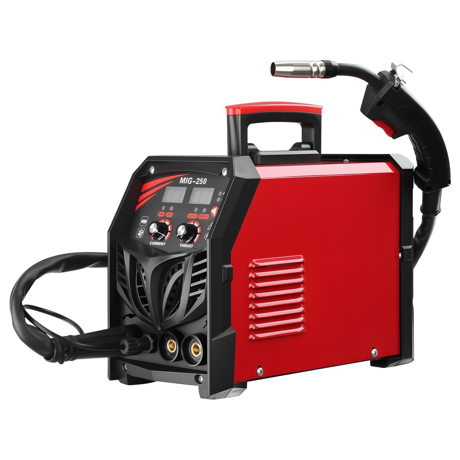 250A MIG Welder 110V Gas/Gasless Flux Core Stick Lift Tig Welding 250A MIG