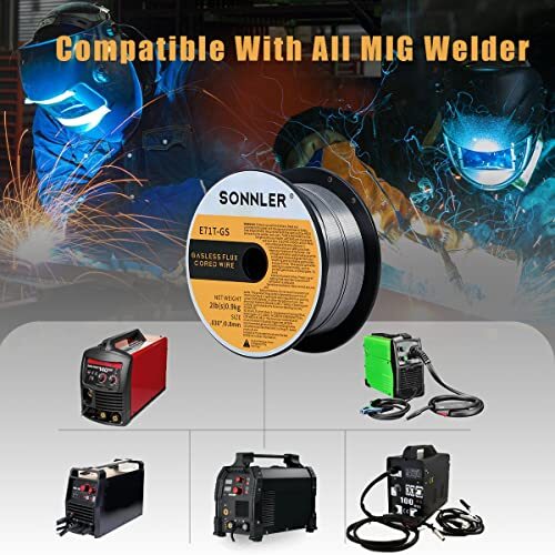 .030 Alambre De Soldadura Con Nucleo Fundente, Alambre De Soldadura Sonnler M…