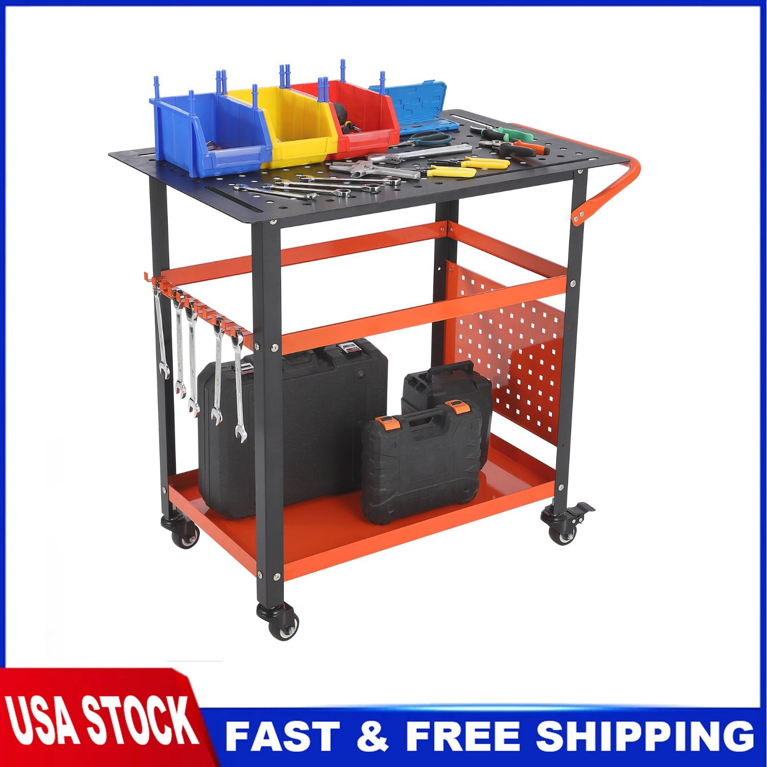 36 x 24 Inch Welding Table 600LBS Welding Table with Multiple Fixture Holes