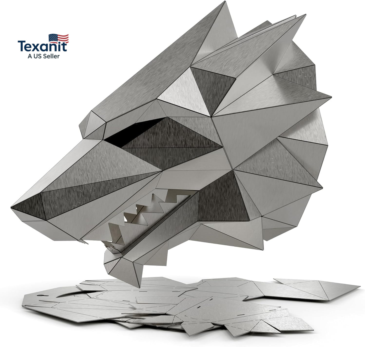 Dire Wolf Head Welding Kit for Beginners Practice,201 Stainless Steel Welding Co