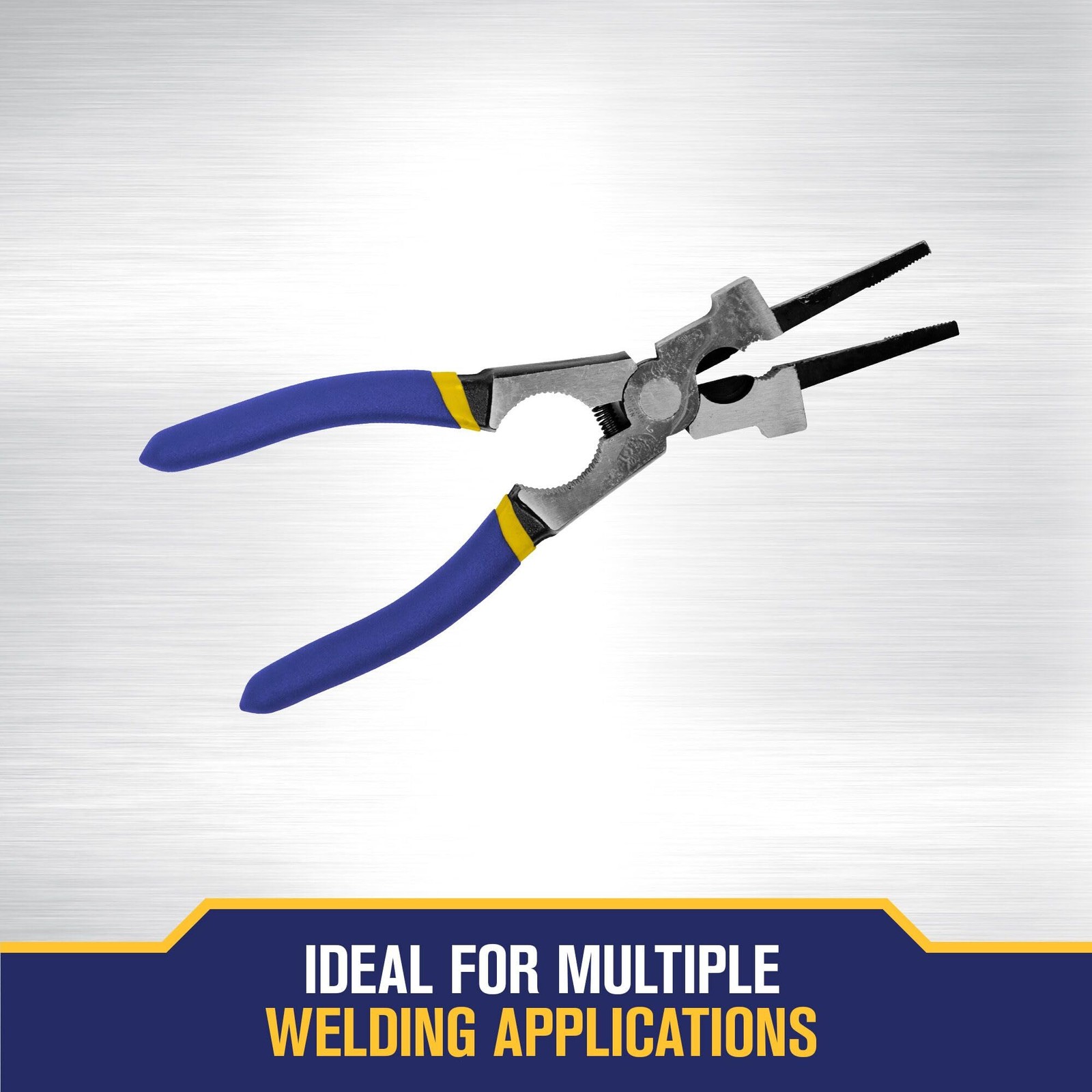 IRWIN VISE-GRIP MIG Pliers, 8-Inch (1873303) 1 Count (Pack of 1), Gray/Blue