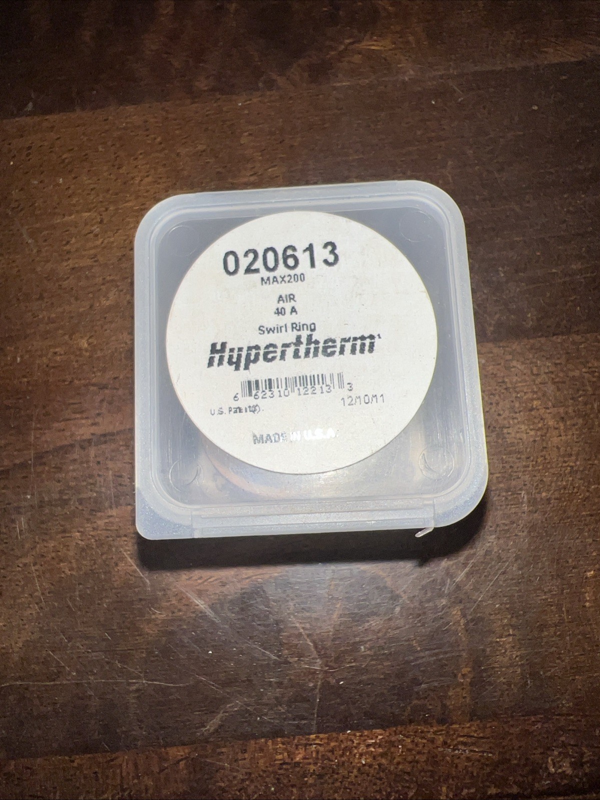 Hypertherm 020613 Swirl Ring Max 200 40 Amps Air Plasma Cutter Genuine OEM NEW