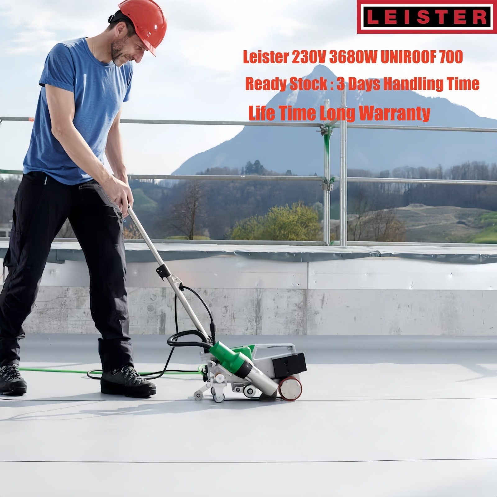 Ready Stock Leister 230V 3680W UNIROOF 700 Auto Roof Welding Machine – 169.235