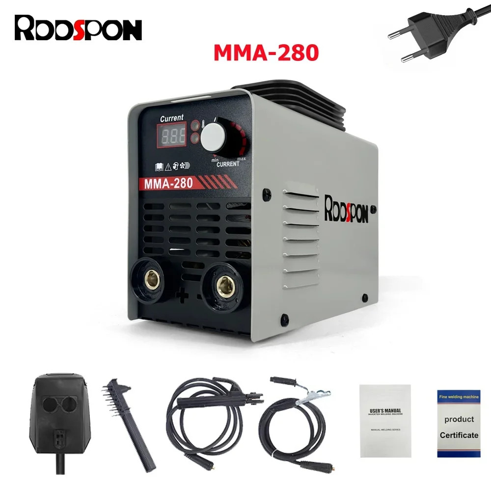 MMA 280 Welding Machine 220V EU Plug ARC LED Digital Display DC Inverter Portabl