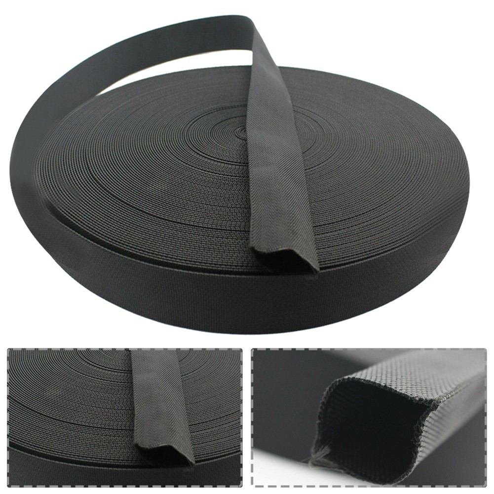 Sheathed Cable Cover 1x 25ft 40mm/1.57″ 7.5m Length Accessories Black