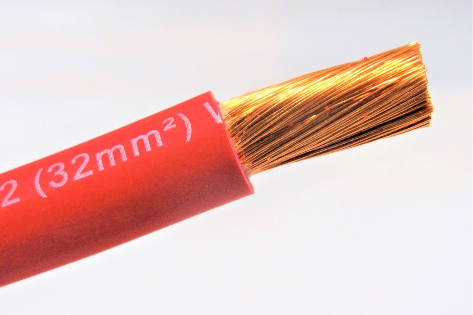 30′ FT EXCELENE 2 AWG GAUGE WELDING & BATTERY CABLE RED USA NEW COPPER