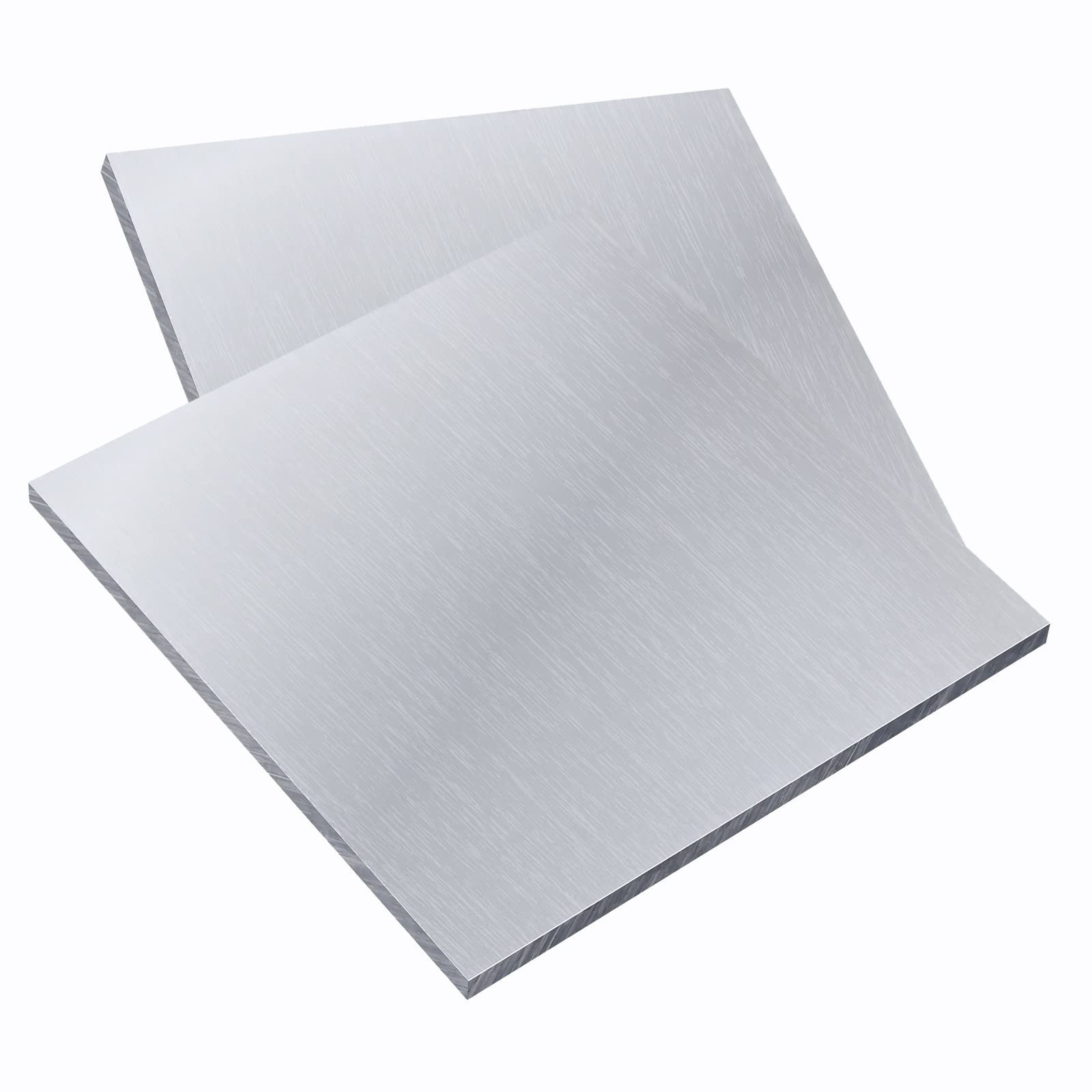 2 Pieces 6061 T651 Aluminum Sheet Metal 6 x 6 x 1/4 (0.25″) Inch Thickness Re…