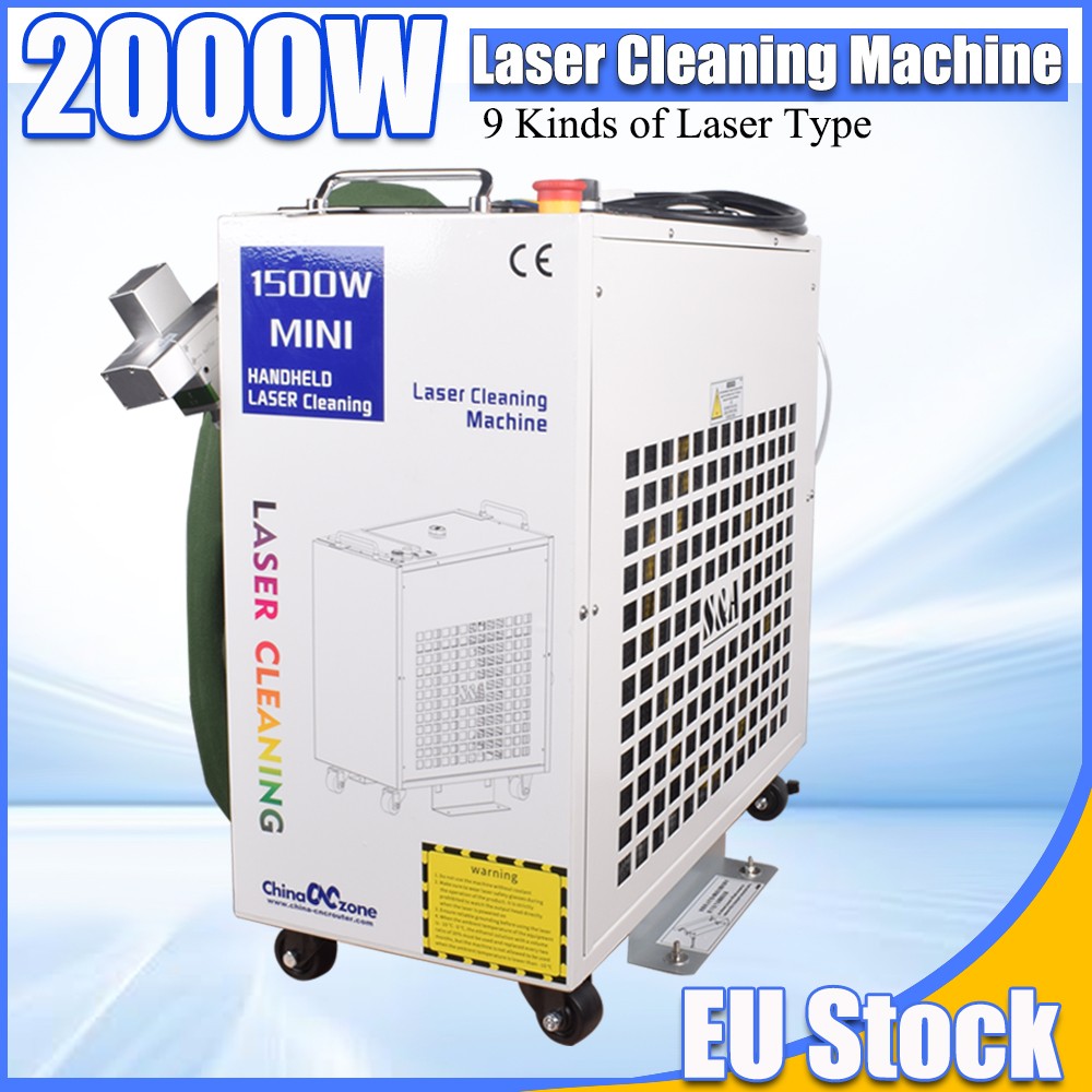 BWT 2000W Fiber Laser Cleaning Machine Continuous Laser Dual Pendulum 220V EU