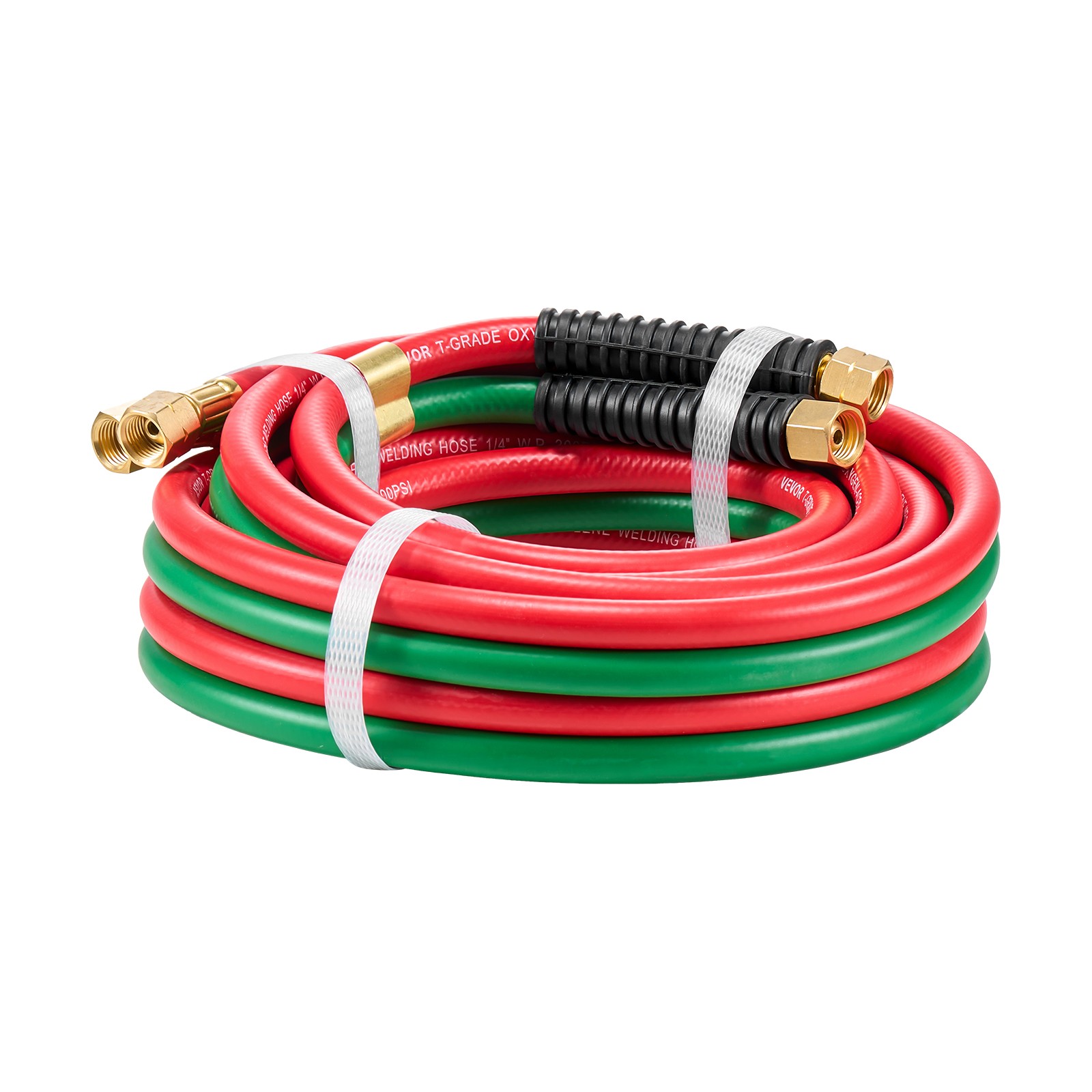 VEVOR Oxygen Acetylene Hose 1/4-Inch x 15FT T Hose 300PSI Max Working Pressure