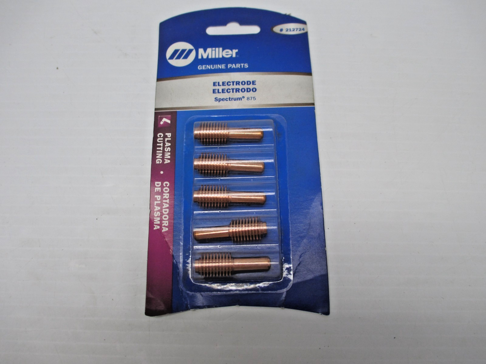 OEM Miller Plasma Electrode 80 Amp 212724 5pck