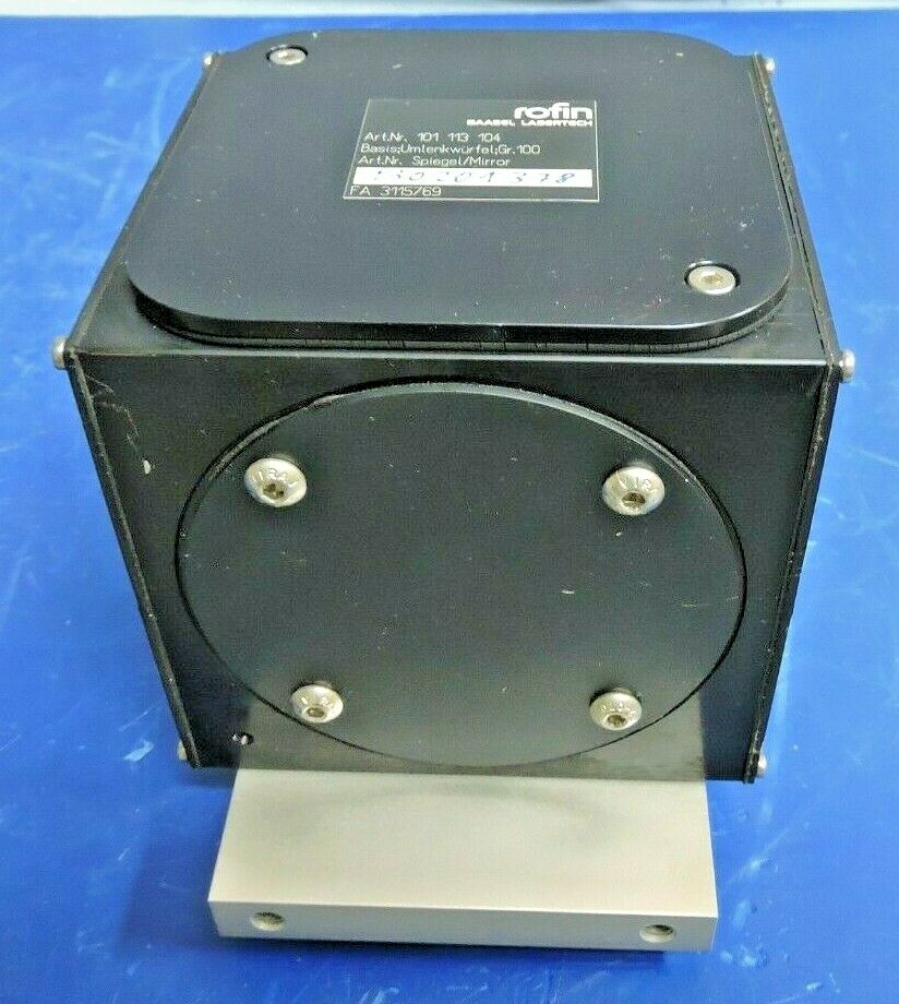 Rofin Baasel Lasertech GR-100 Laser Spiegel Mirror 101113104 Housing Assembly
