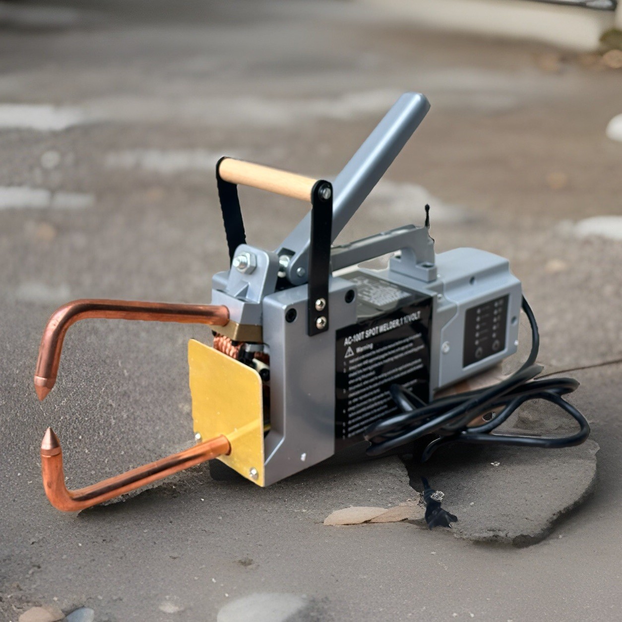 110V Adjustable Electrodes Spot Welder 1/8″ Metal Sheet Stud Welding Machine.