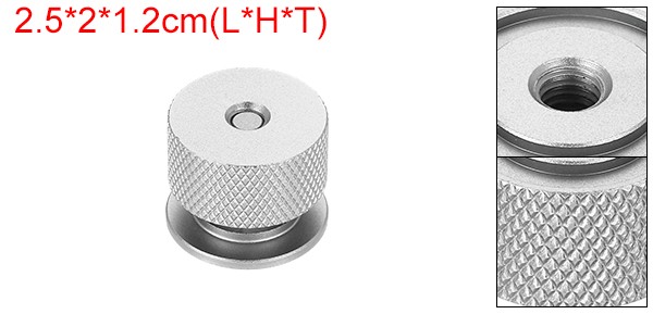 Welding Hood Helmet Fasteners Inside Anti-Slip Rubber Pad with Hole Silver