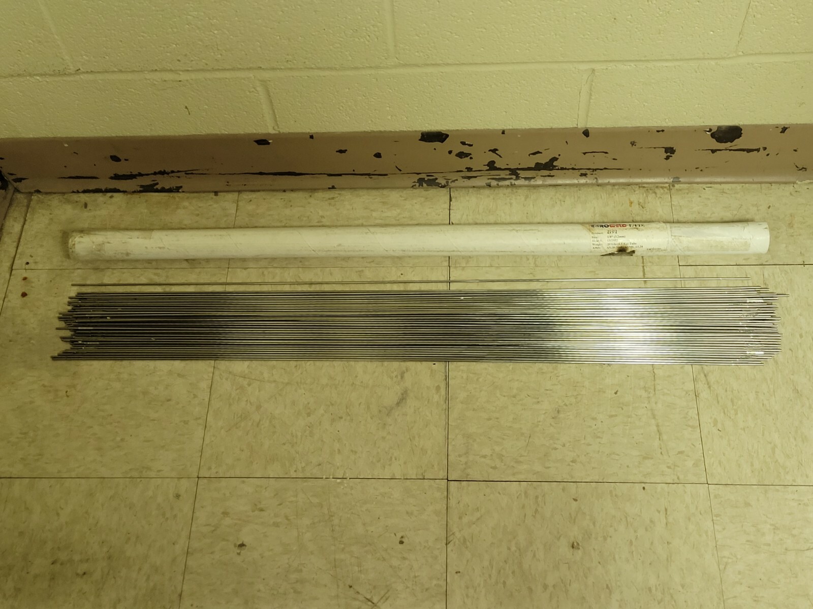 NEW 81PCS 10LBS EUROWELD WELDING ROD ER90S-B9 B91 ASME A5.28 1/8″ X36″