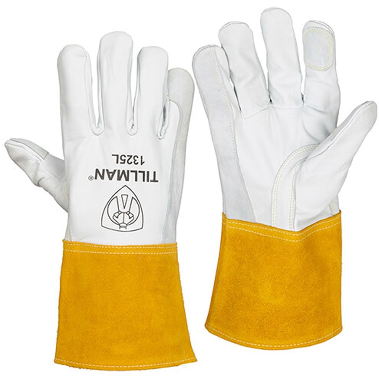 Tillman 1325 Goatskin TIG Welding Gloves with Reinforced Thumb Large, Brown