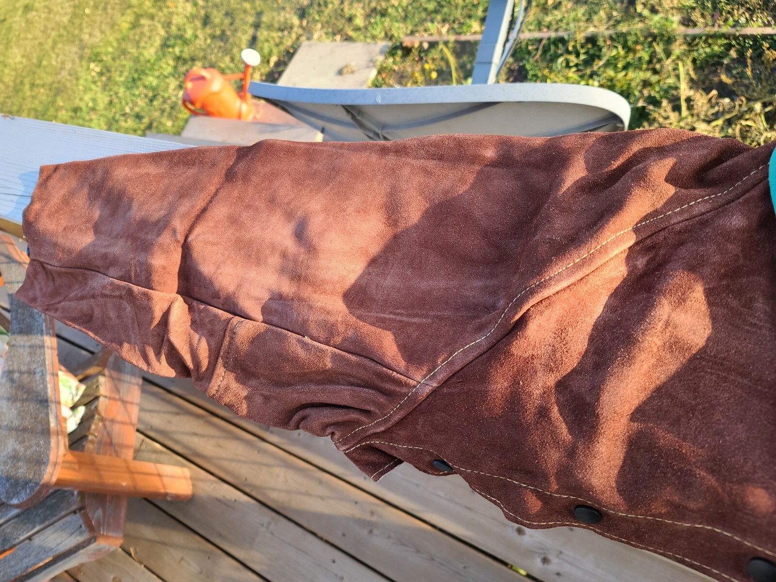 Weldas STEERSOtuff Split Cowhide Welding Cape Sleeve Jacket 3X-Large XXXL NEW