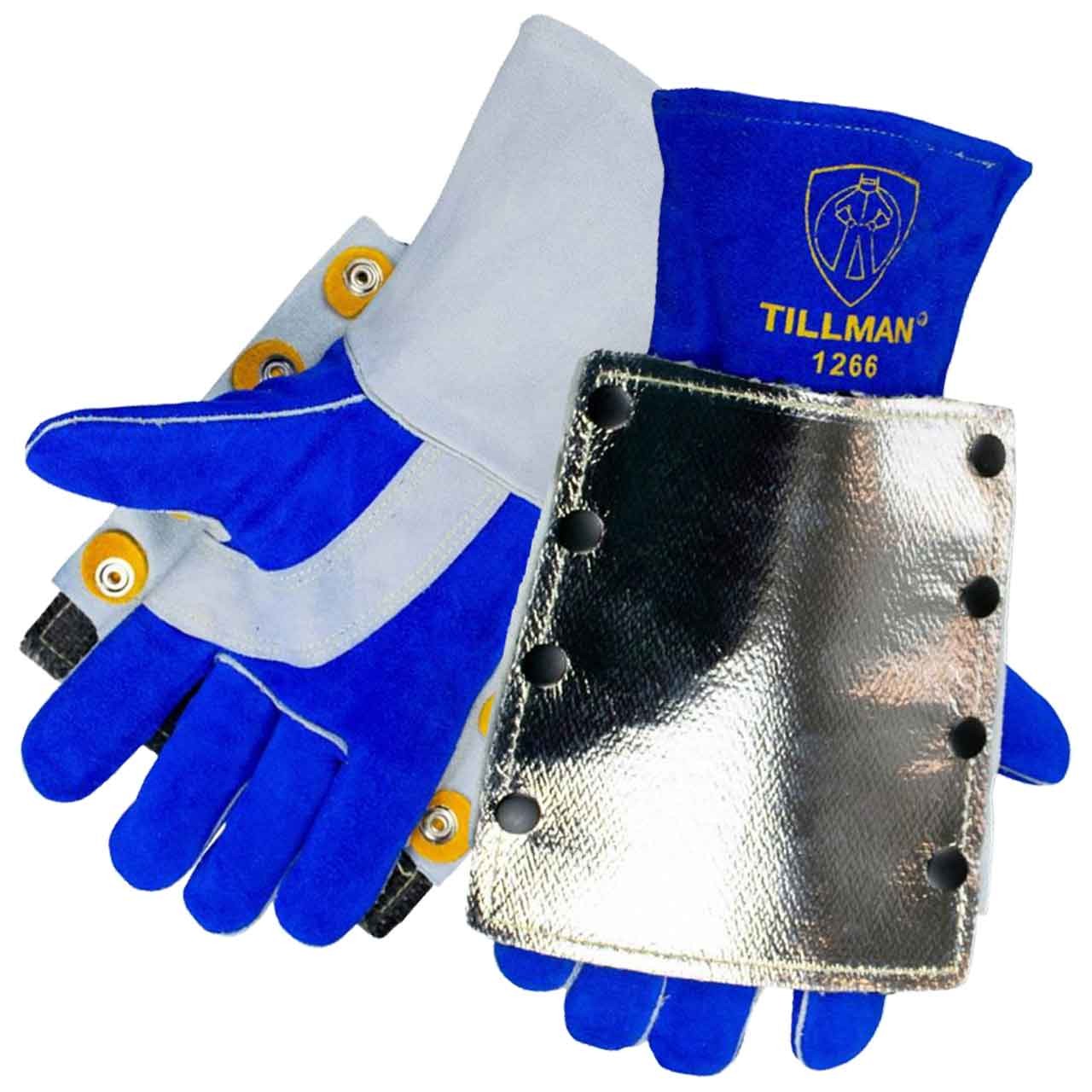 Tillman 1266 High Heat Split Cowhide/Aluminized Lined Welding Gloves Large