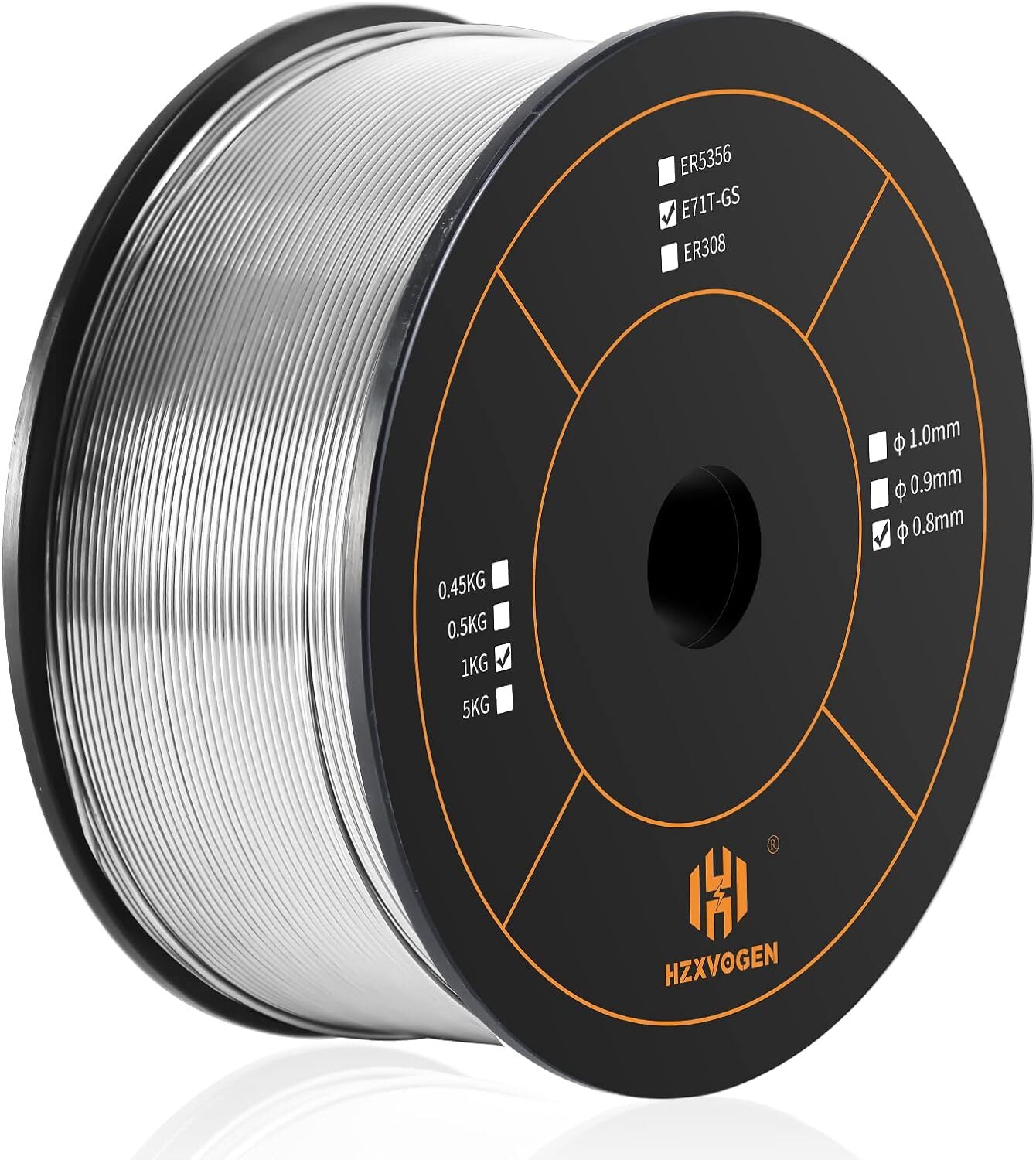 USA Flux Cored Wire 2lb Spool for MIG MAG Gasless Welding 0.8mm Practical Wire