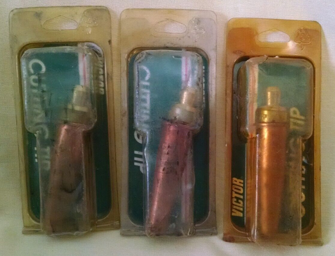 CUTTING TIP 0-GPM-CS 0387-0189 VICTOR LP GASES SET 3 WELDING GENERAL PURPOSE.